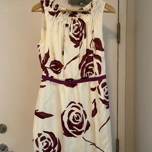 Floral business dress, size 10